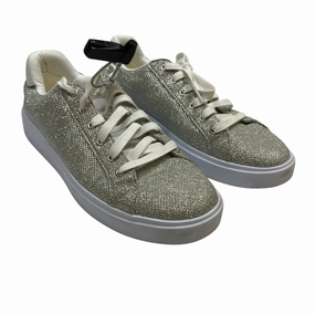 Non Slip Office Workers Padded collar Shoes Designer By Cole-Haan In Silver, Size:8