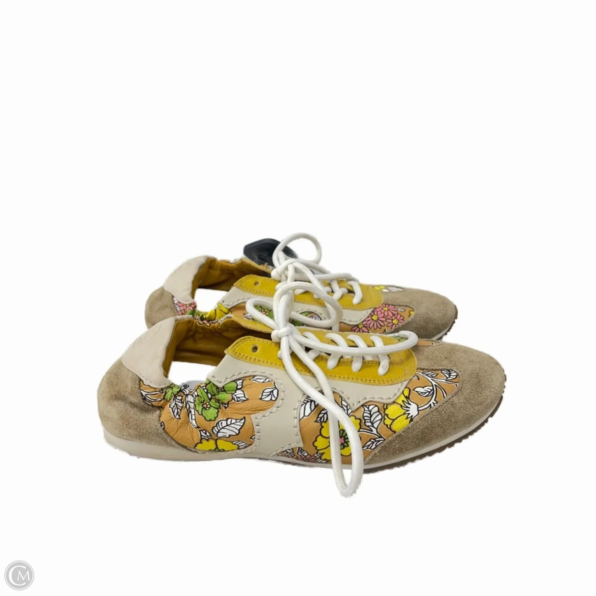 Shoes Designer By Tory Burch In Floral Print, Size: 6 Fiber Mix Flexible Fit Busy Professionals