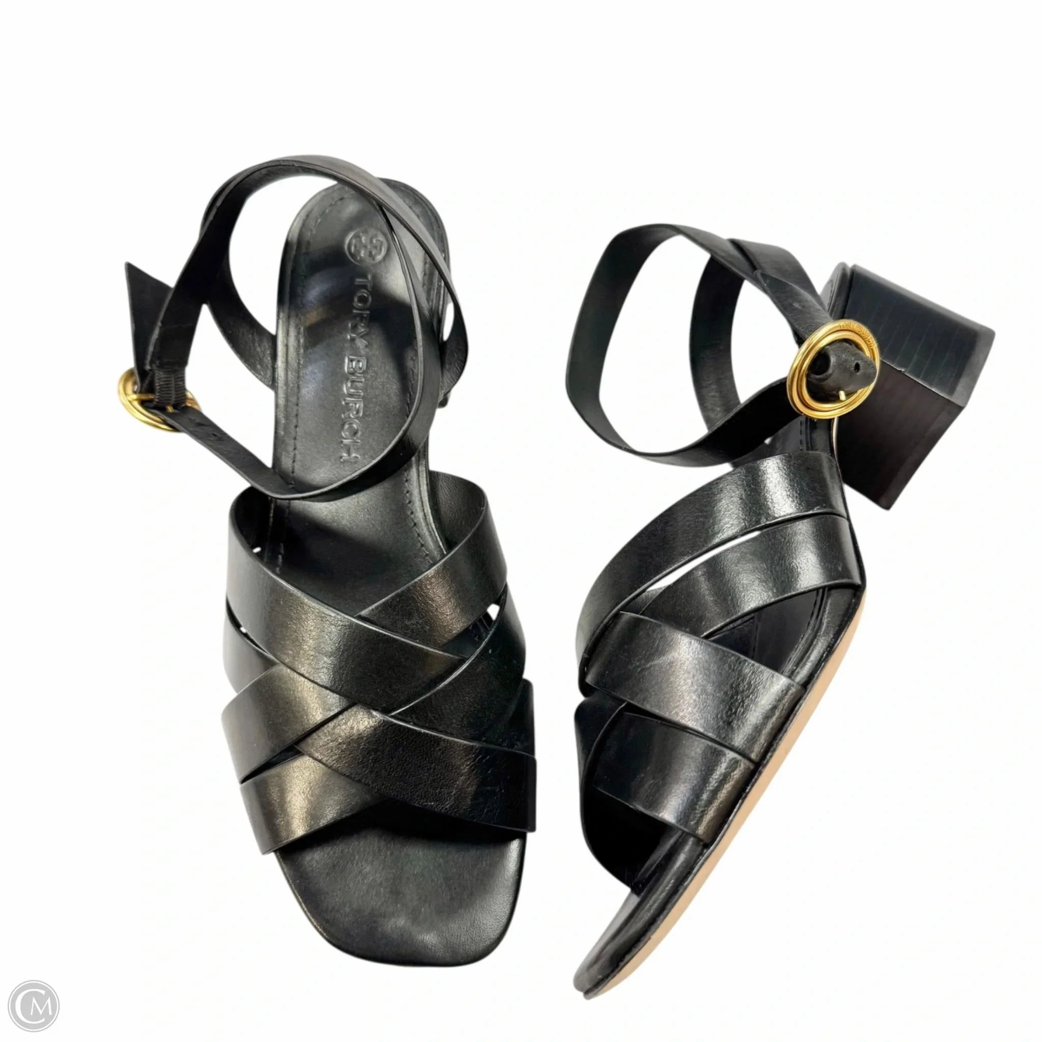 Sandals Designer By Tory Burch In Black, Size: 7 Supportive