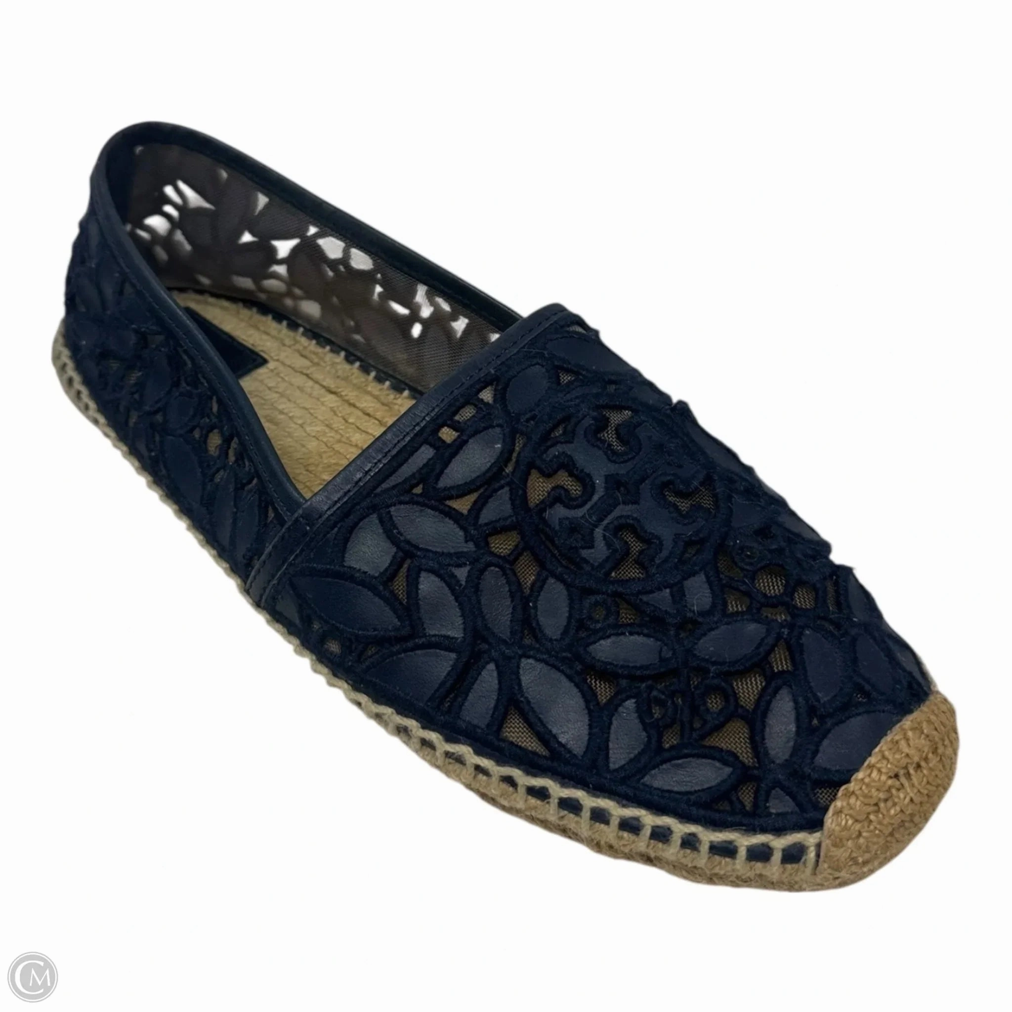 Sand Move Energy Boost Espadrille Shoes Designer By Tory Burch In Navy, Size: 11