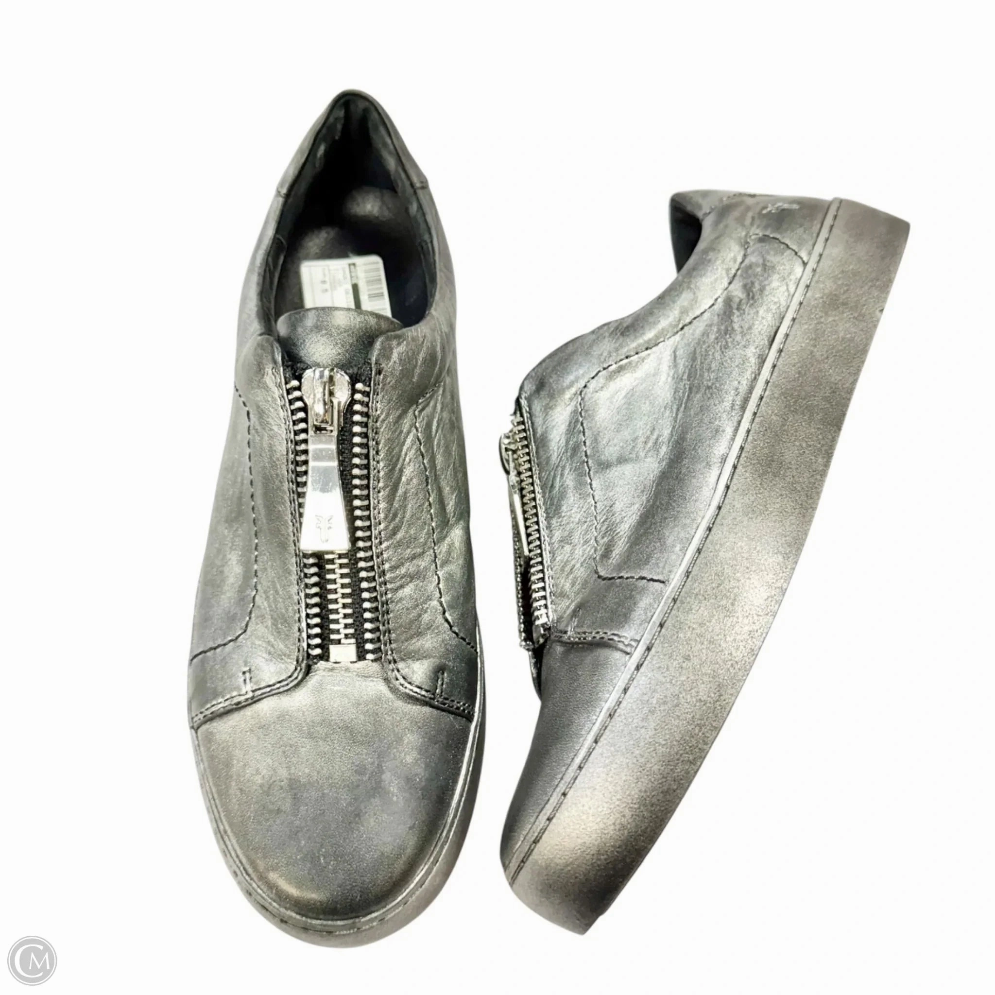 Shoes Designer By Frye In Silver, Size: 9.5 Heritage Line