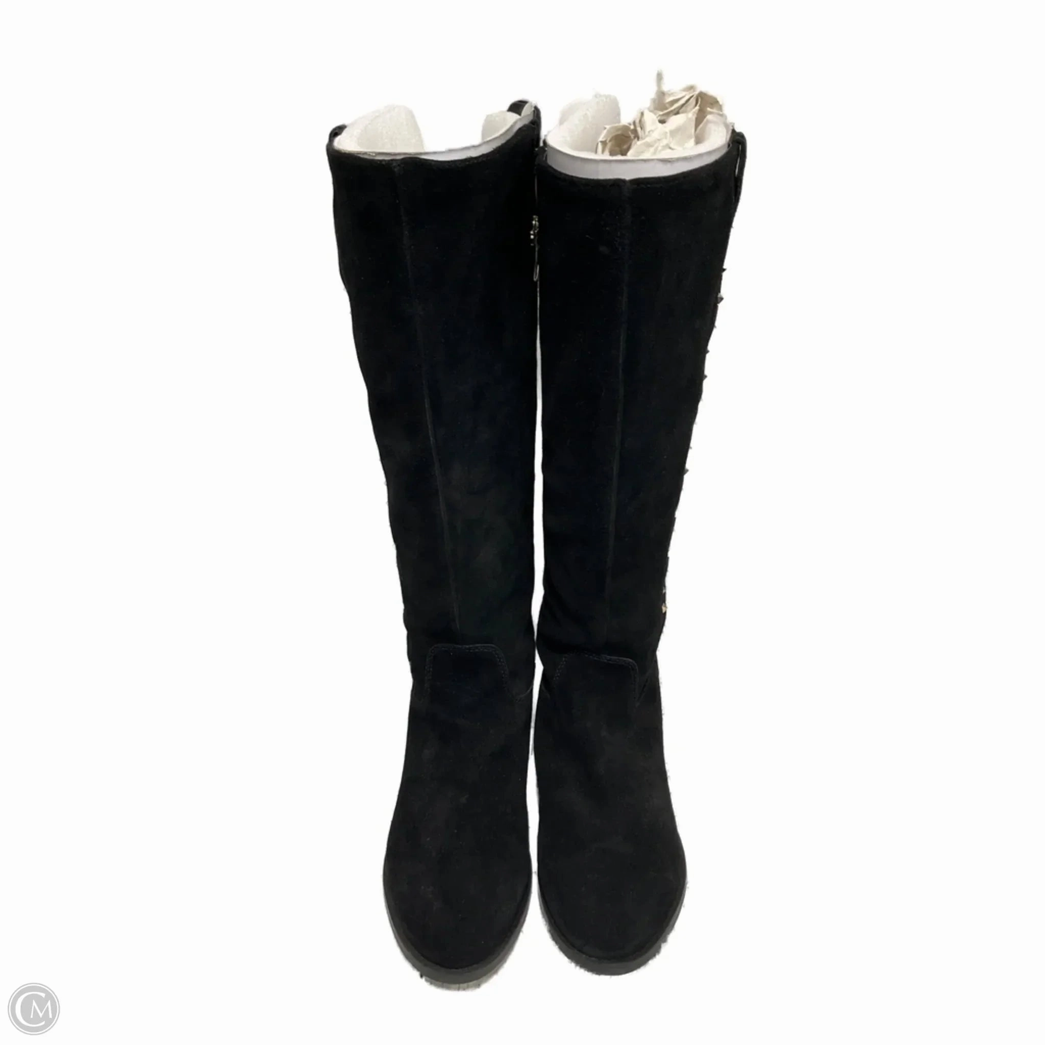 Boots Knee Flats By Marc Fisher In Black, Size: 8 Cold Weather Gear