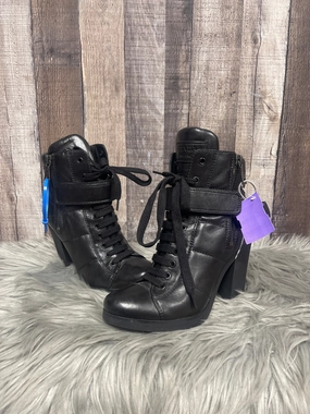 Black Boots Luxury Designer Prada, Size 6 Shock Absorption Technology