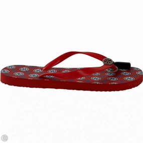 Sandals Designer By Tory Burch In Red, Size: 10 Resort Mood
