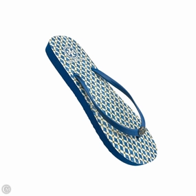 Sandals Designer By Tory Burch In Blue, Size: 10 Concert Mood