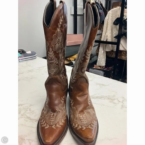 Secure fit Boots Western By Clothes Mentor In Brown, Size: 8