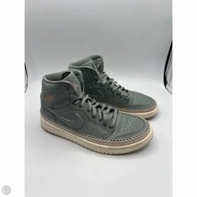 Shoes Luxury Designer By Jordan In Aqua, Size: 8 Ventilation holes