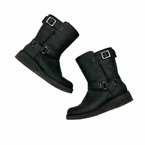 Boots Designer By Ugg In Black, Size: 7 Japan Neat Step Light