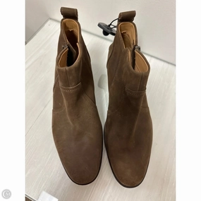 Shock Resistant Quick Dry Fabric Technology Boots Designer By Ugg In Brown, Size: 10