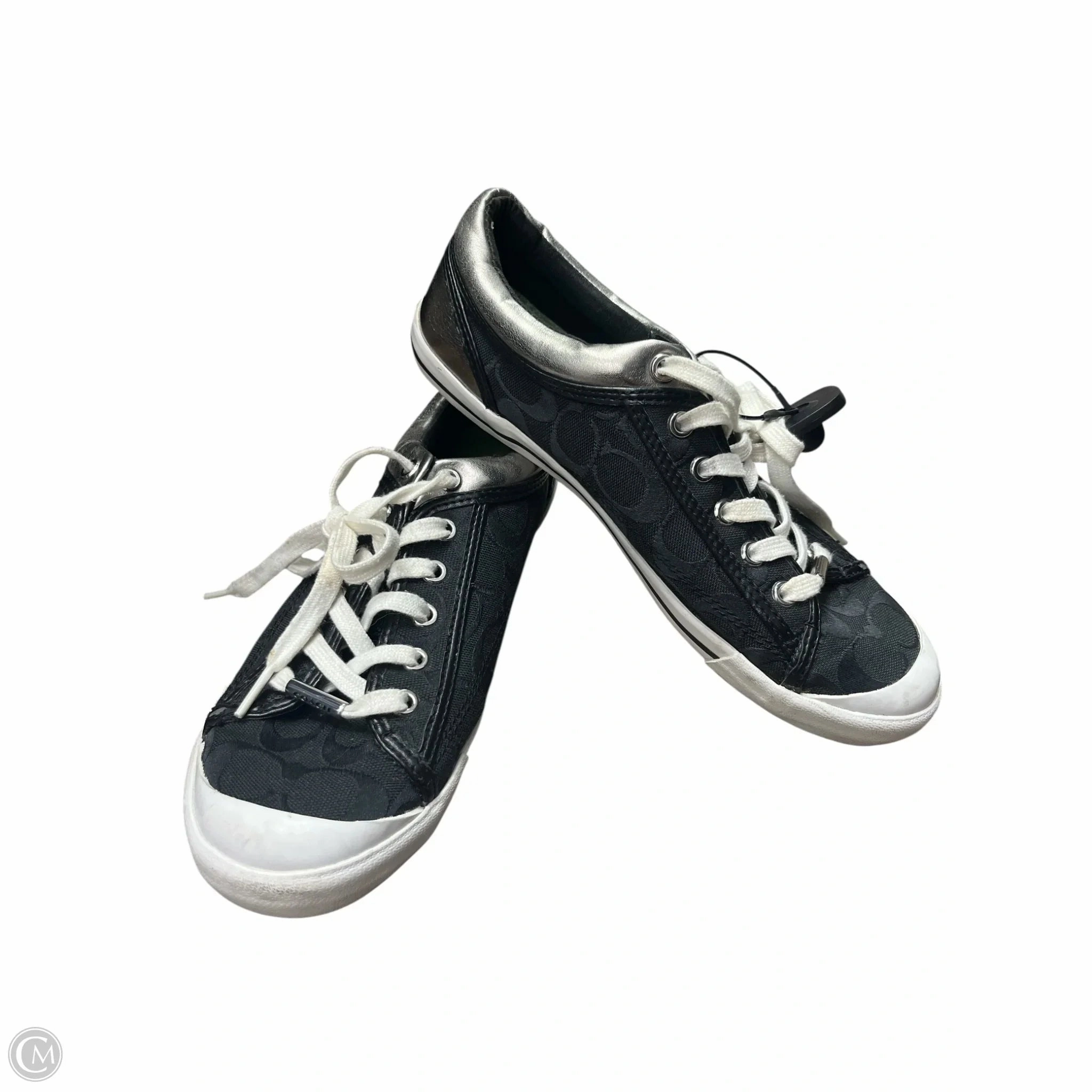 Grip Strong School Day Shoes Designer By Coach In Black, Size: 9.5