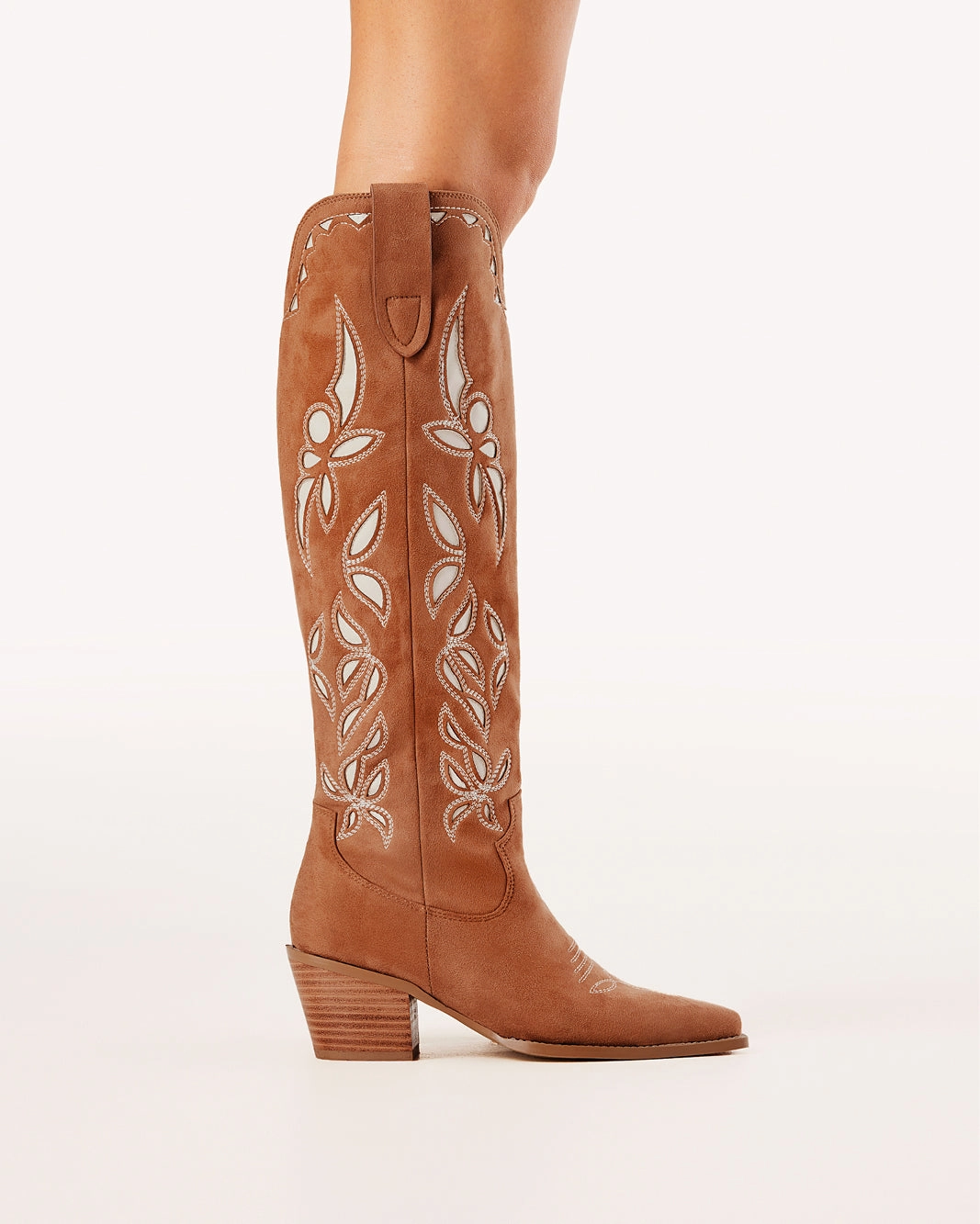 DELLA - DARK TAN SUEDE Supportive Build Stylish And Functional