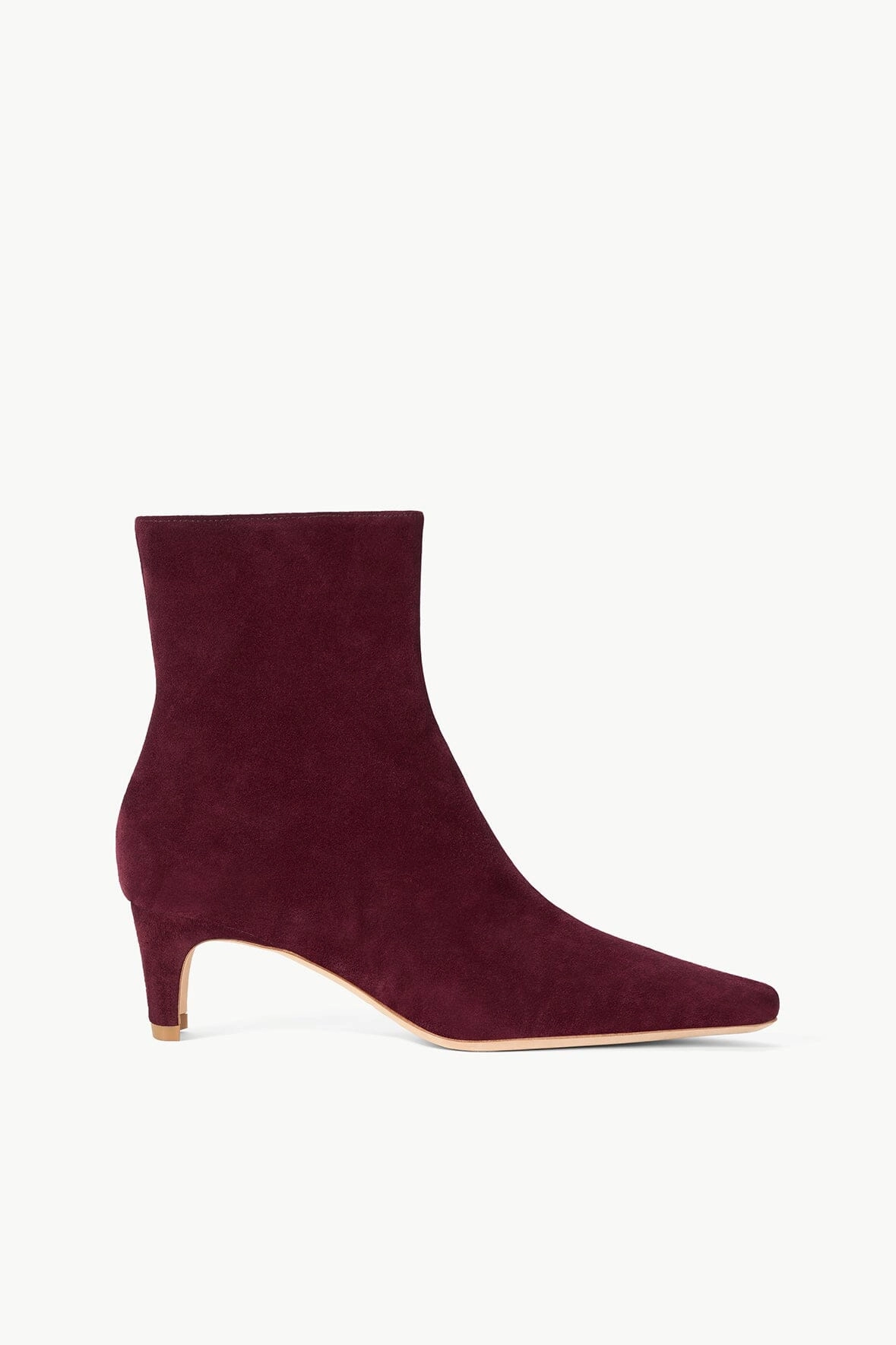 Balanced Heel Counter WALLY ANKLE BOOT | SYRAH SUEDE