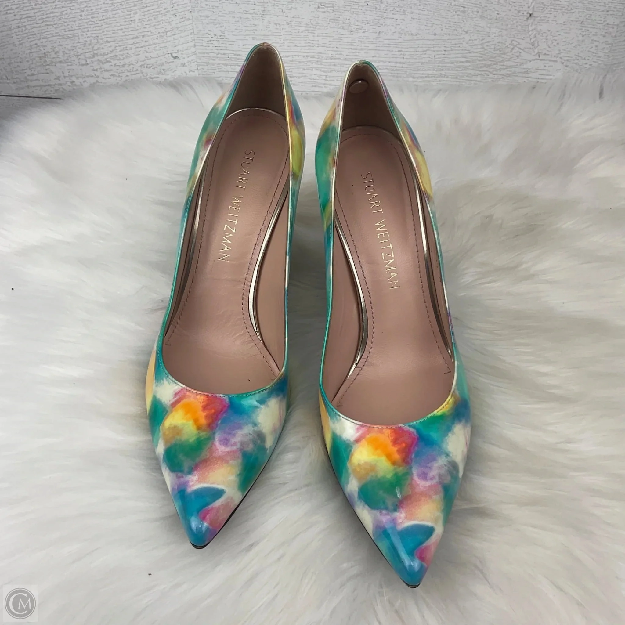 Shoes Designer By Stuart Weitzman In Blue, Size: 8.5 Street Run Torsional Stability Frame