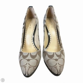 Anti Odor Technology Shoes Designer By Coach In Tan, Size: 7.5