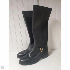 Boots Designer By Coach In Black, Size: 7.5 Gloss Finish Queen Fit
