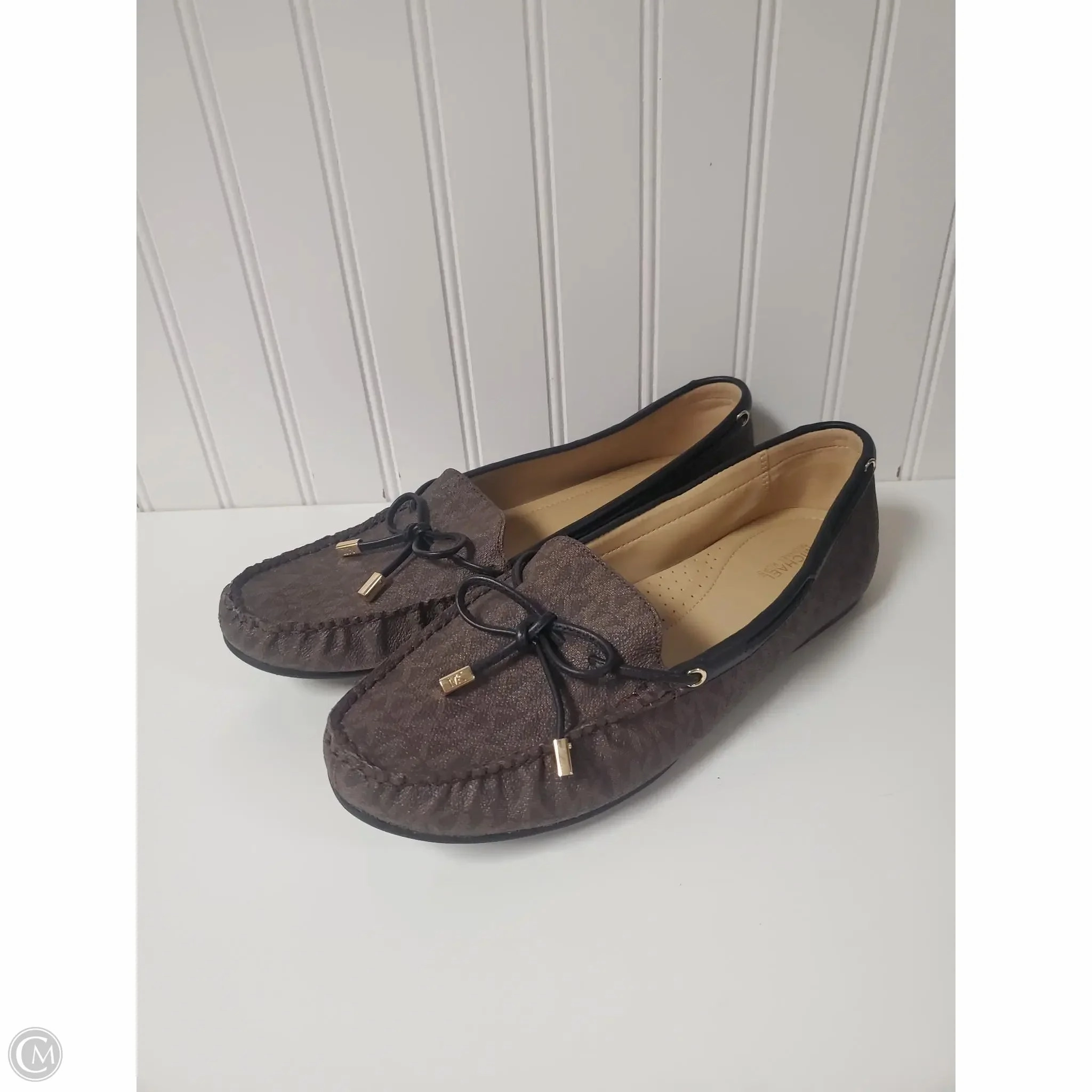 Ice Guard Shoes Designer By Michael Kors In Brown, Size: 11
