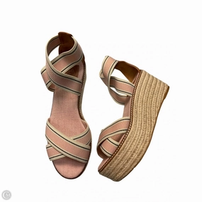 Thermal Insulation Sandals Designer By Tory Burch In Pink, Size: 7.5