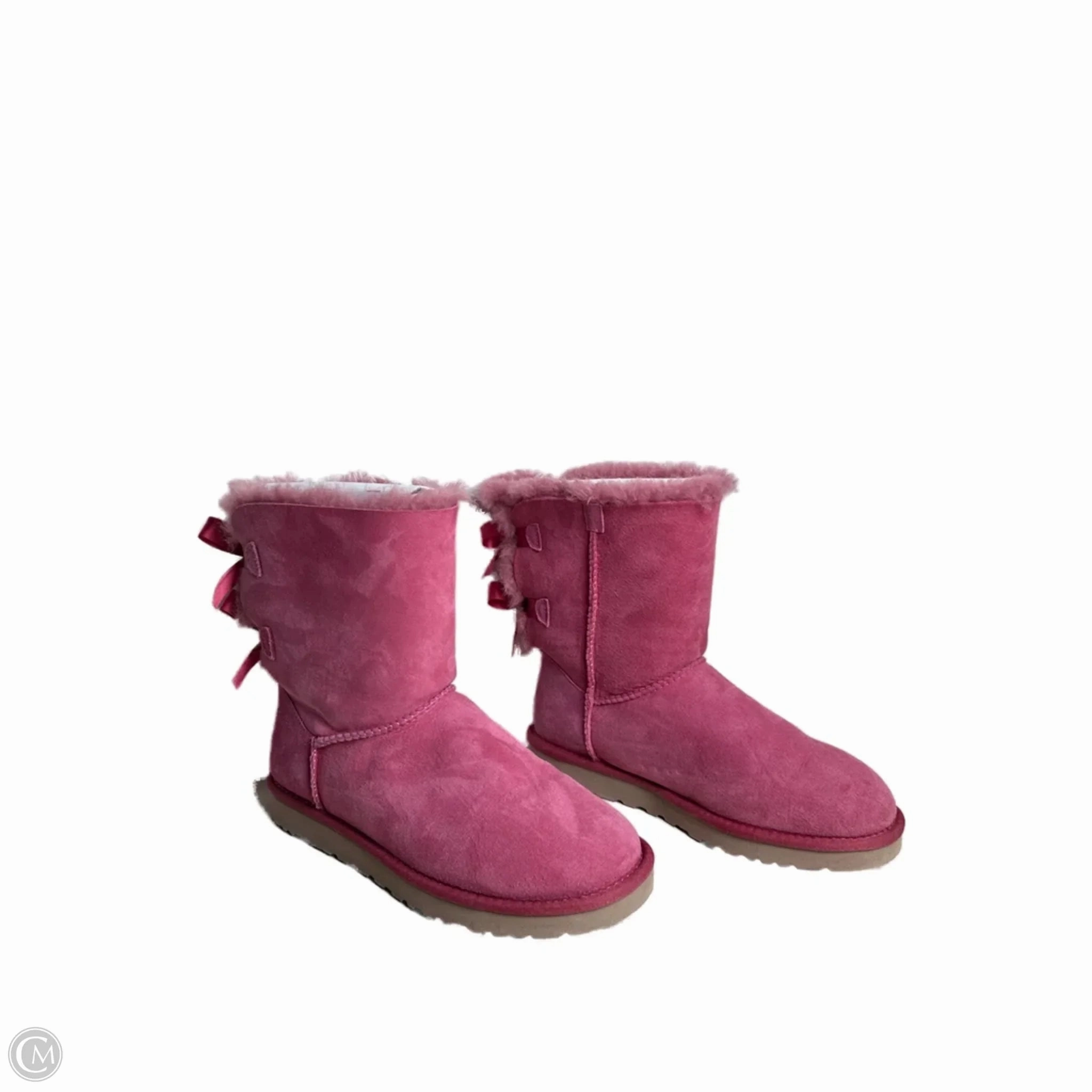 Fresh Drop Cosmic Glow Boots Designer By Ugg In Pink, Size: 8