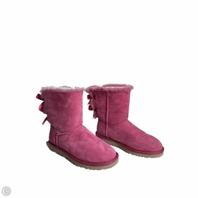 Fresh Drop Cosmic Glow Boots Designer By Ugg In Pink, Size: 8