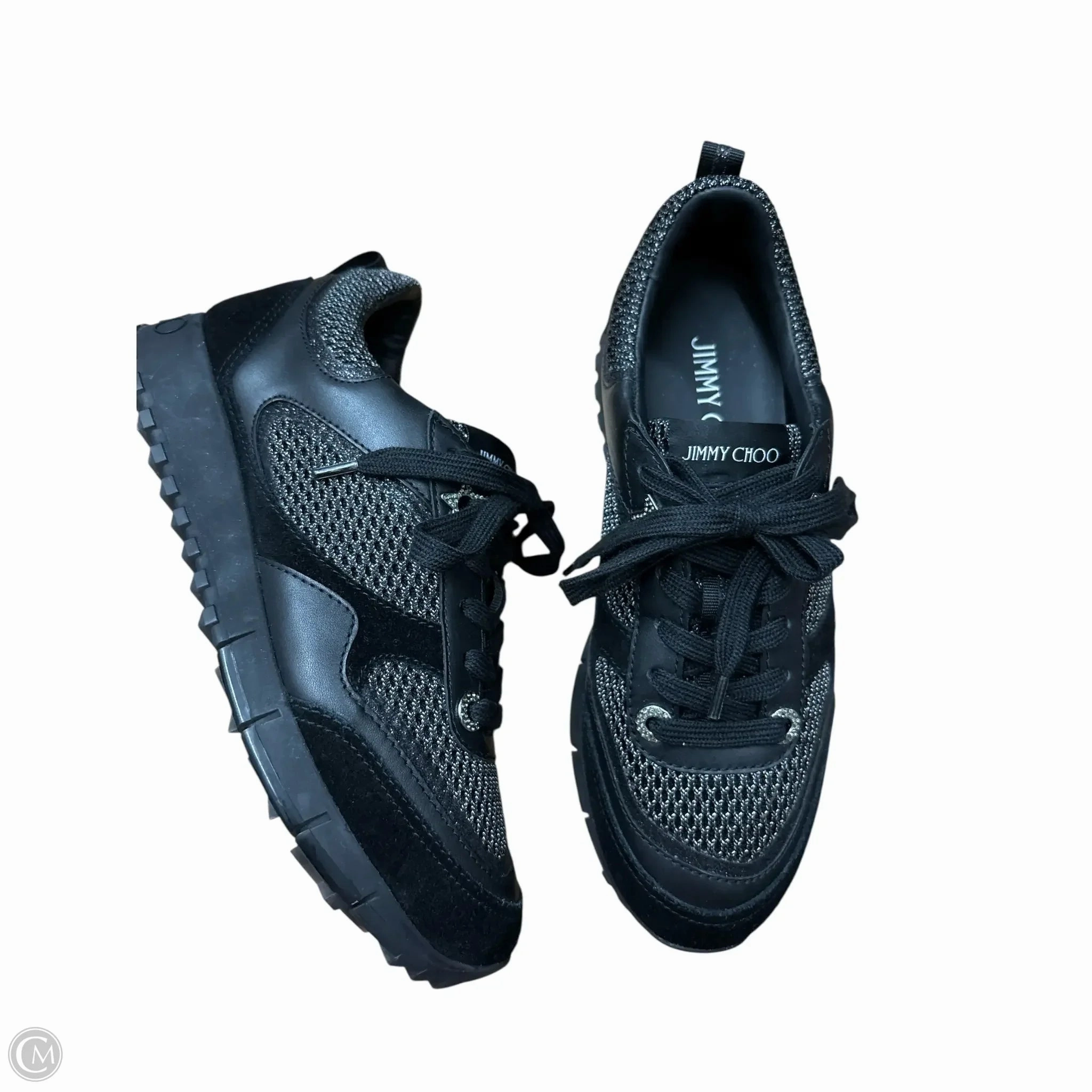 Spanish Bold Shoes Luxury Designer By Jimmy Choo In Black