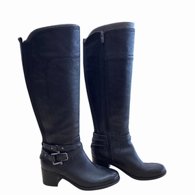 Stain Resistant Grippy Outsole Backcountry Camper Boots Knee Heels By Clothes Mentor In Black, Size:6.5