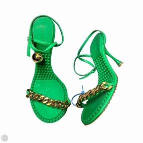 Shoes Luxury Designer By Bottega Veneta In Green, Size: 8.5 Torsional Stability System Supportive structure