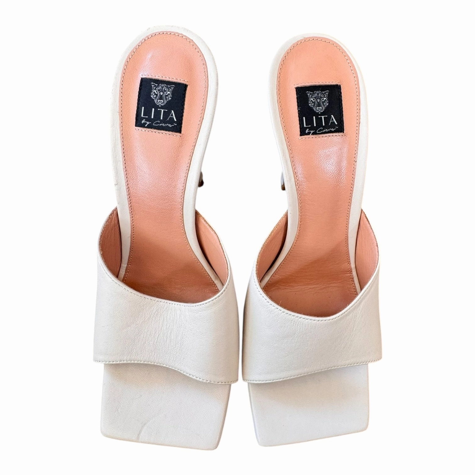 Low Impact Landing Design Sandals Designer By LITA In Beige, Size:7