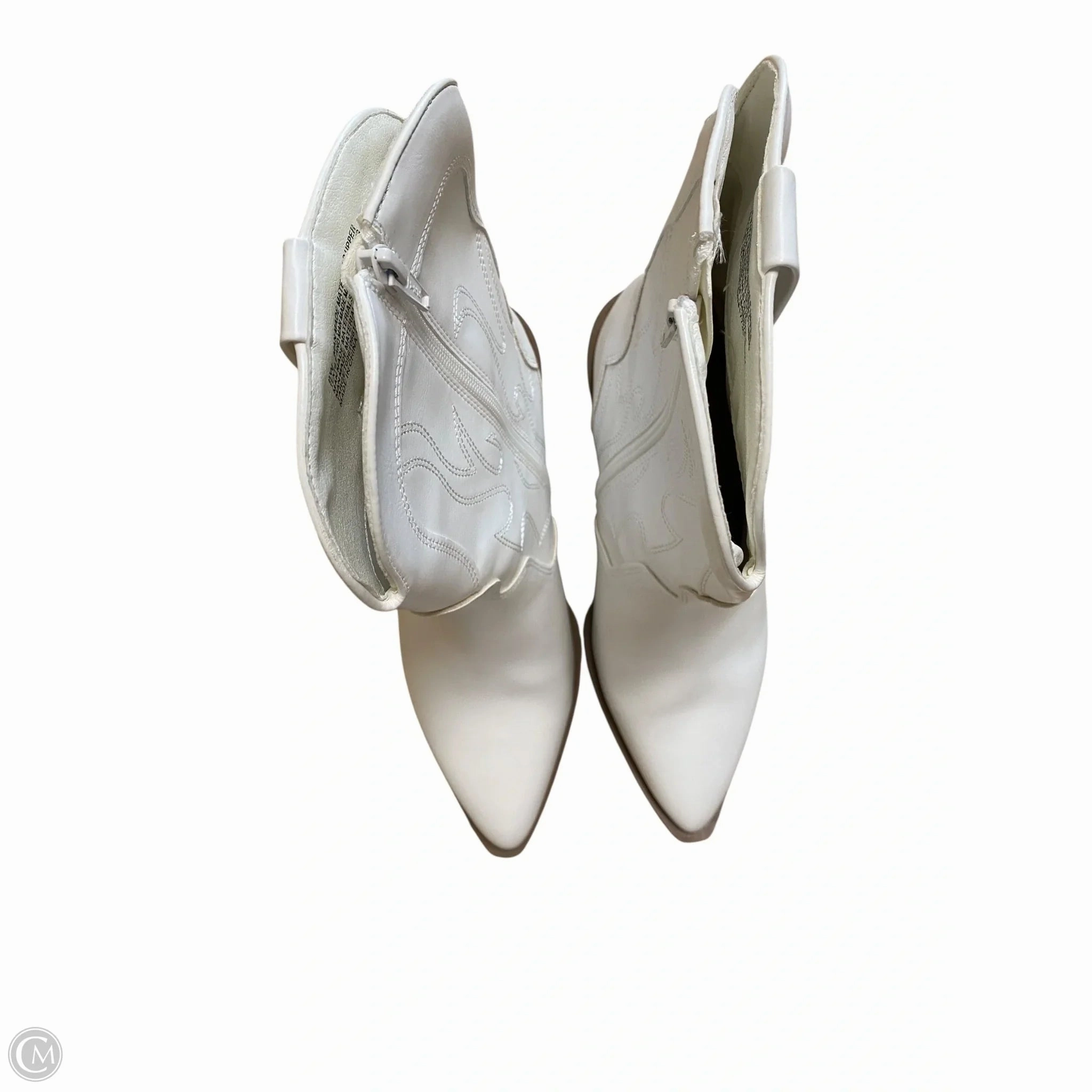 Boots Western By Universal Standard In White, Size: 8 Durable Look Smart Footwear