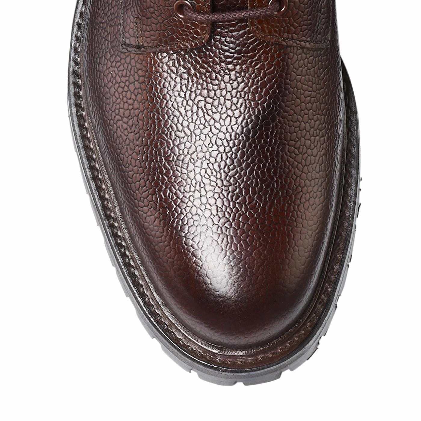 Non Marking Sole Winter Protection Glencoe Dark Brown Scotch Grain