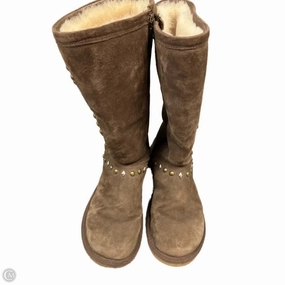 Chic Fit Boots Designer By Ugg In Brown, Size: 8