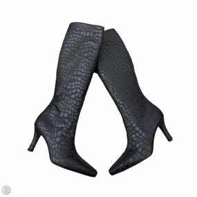 Boots Designer By Stuart Weitzman In Black, Size: 7.5 Fiber Mix Ventilated Mesh Cold Weather