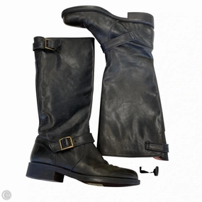 Resilient Sole Boots Knee Flats By J. Crew In Black, Size: 5.5