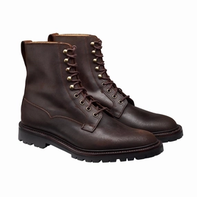 Grizedale Dark Brown Rough-Out Suede Cozy Footwear Padded Interior Rough Trail Hiker