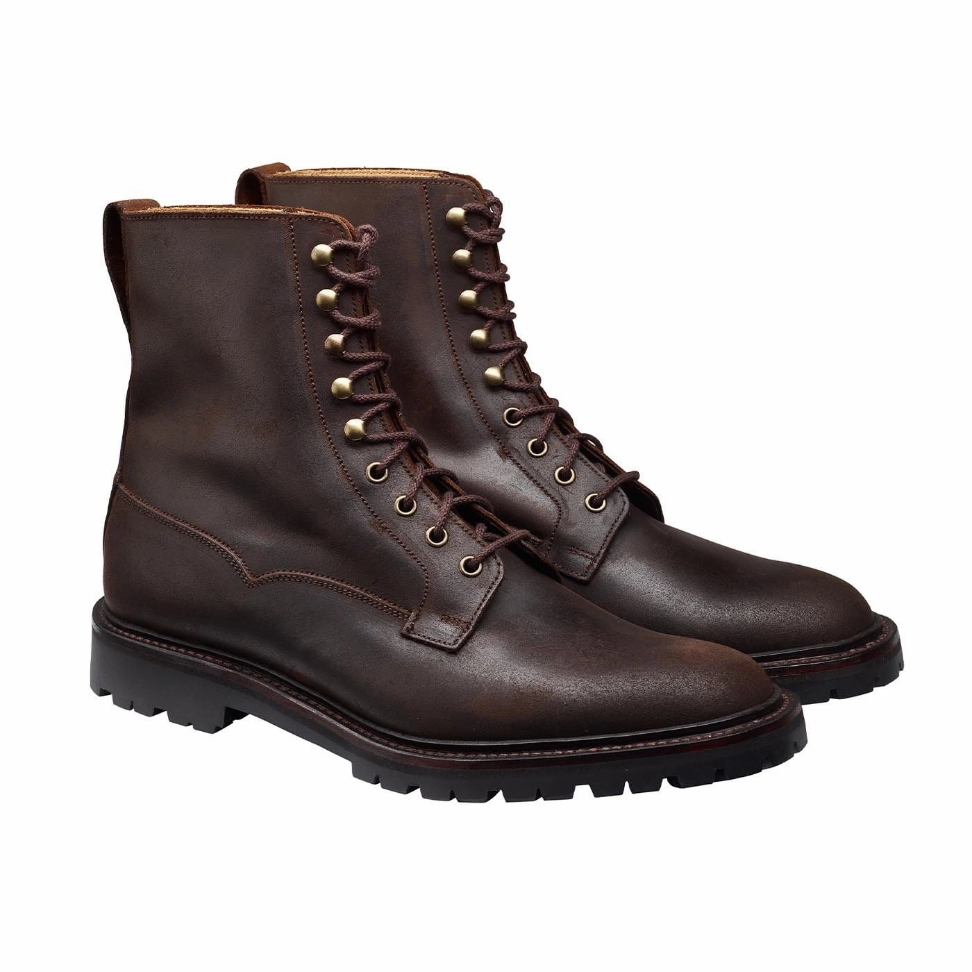 Grizedale Dark Brown Rough-Out Suede Cozy Footwear Padded Interior Rough Trail Hiker