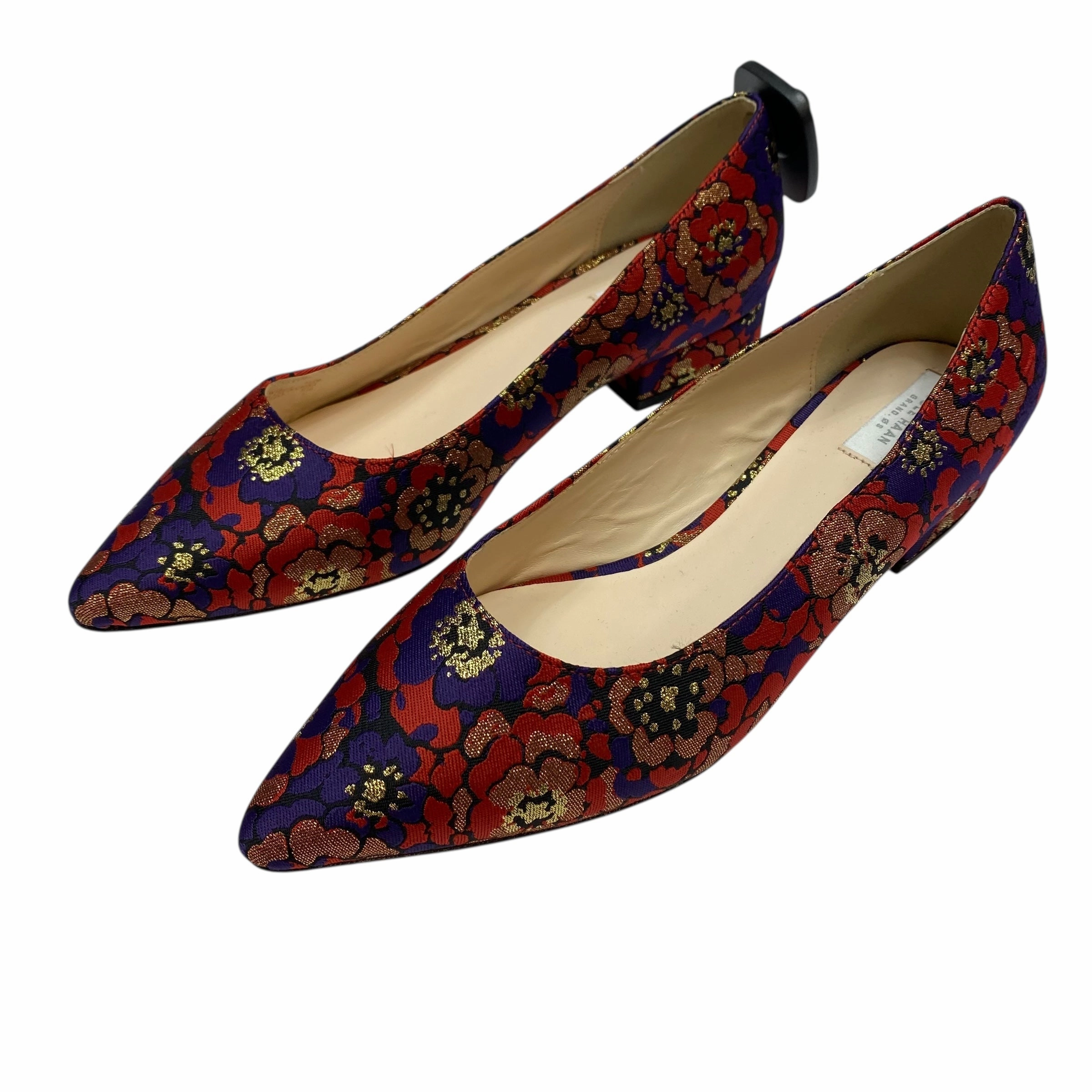 Fairy Step Multi Directional Tread Pattern Shoes Designer By Cole-Haan In Purple & Red, Size:7.5