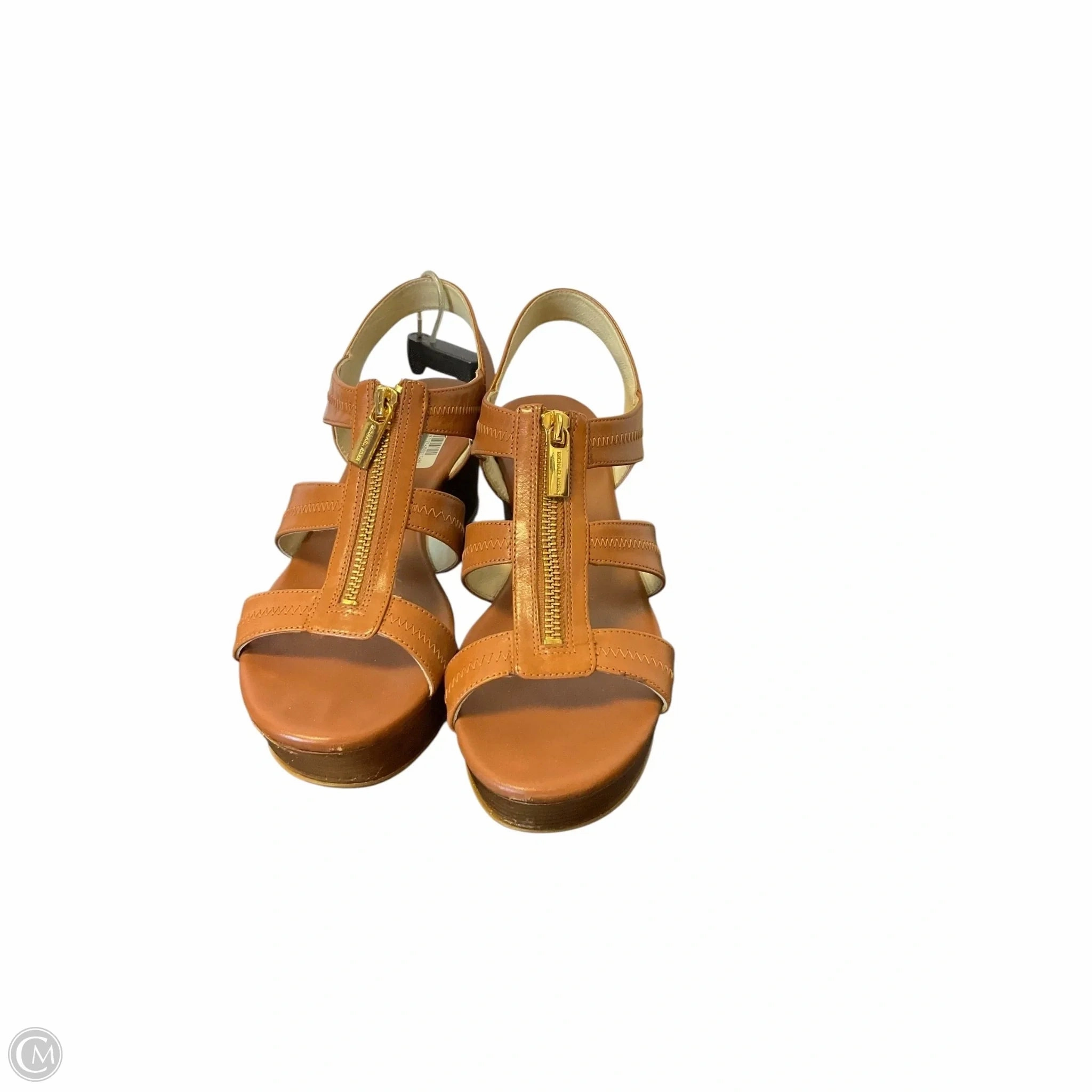 Shoes Designer By Michael Kors In Brown, Size: 7 Functional Work Ready