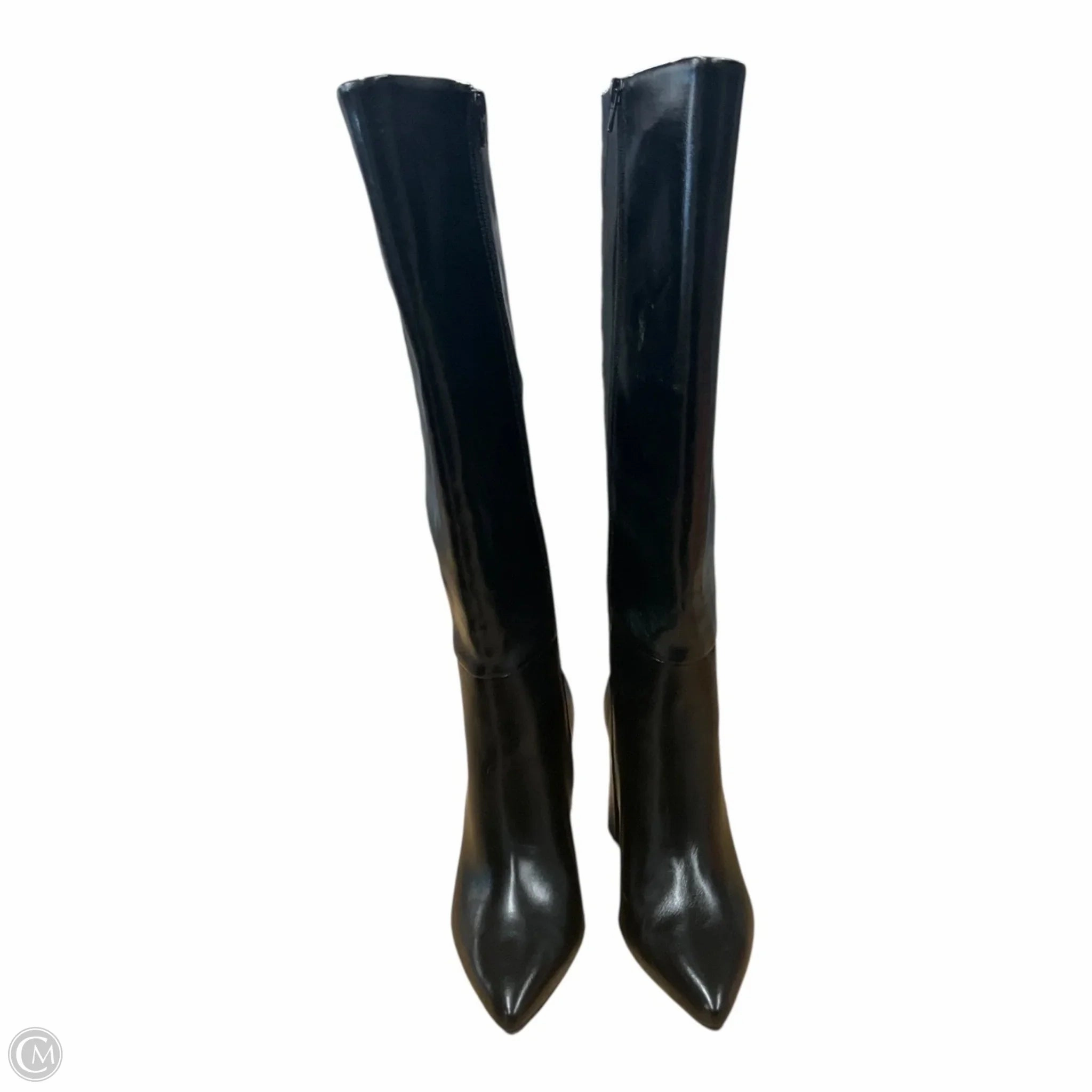 Boots Knee Heels By Scoop In Black, Size: 7 Ultimate Wear Cold Trek