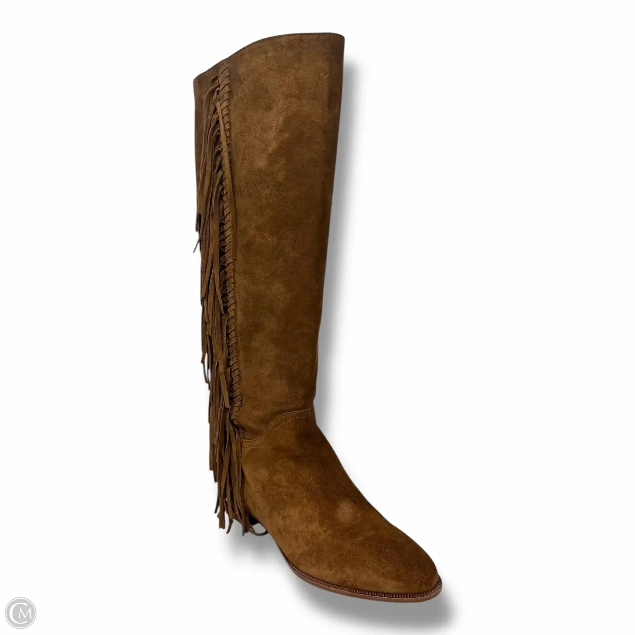 Boots Knee Flats By Polo Ralph Lauren In Tan, Size: 6.5 Reinforced Form Windy Weather Sporty Design