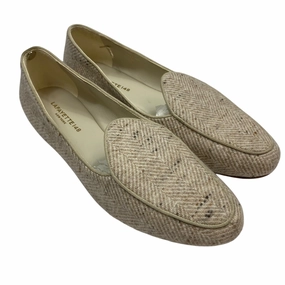 New York Angel Glow Shoes Designer By Lafayette 148 In Cream, Size: 9