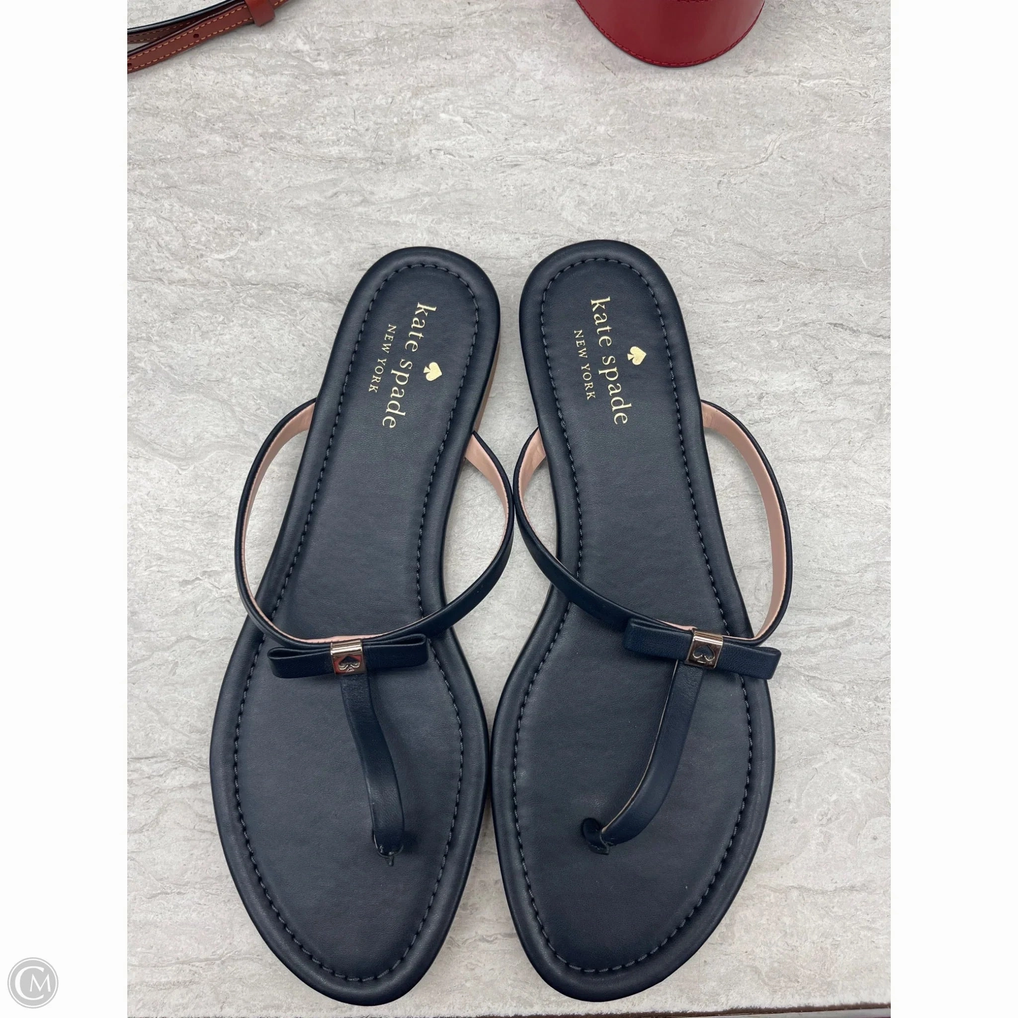 Sandals Designer By Kate Spade In Navy, Size: 9 Play Mode Breathable mesh design