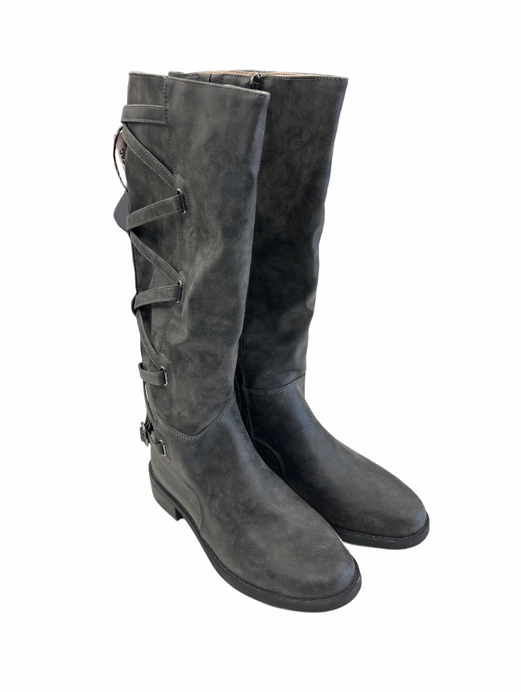 Casual Comfort Elastic Cuff Boots Knee Flats By Clothes Mentor  Size: 6.5