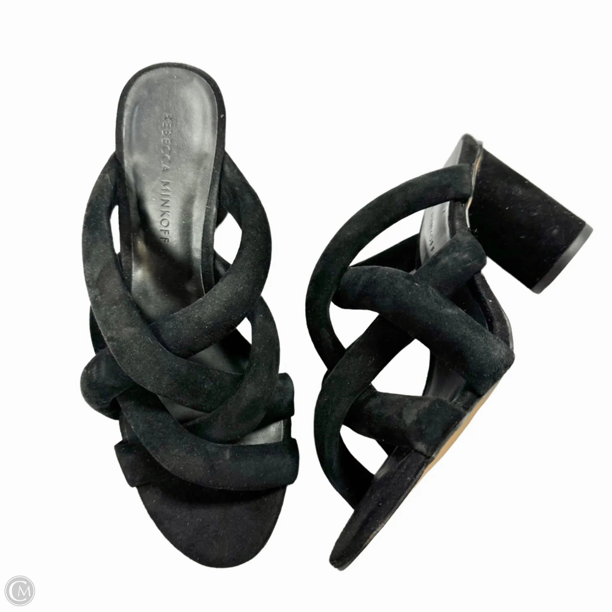 Sandals Designer By Rebecca Minkoff In Black, Size: 7.5 Reinforced toe cap Memory Foam Cushioning