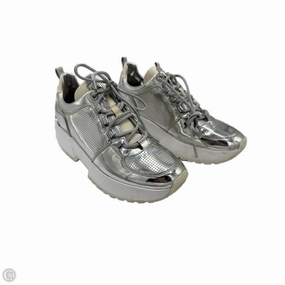 Any Path Shoes Designer By Michael Kors In Silver, Size: 10