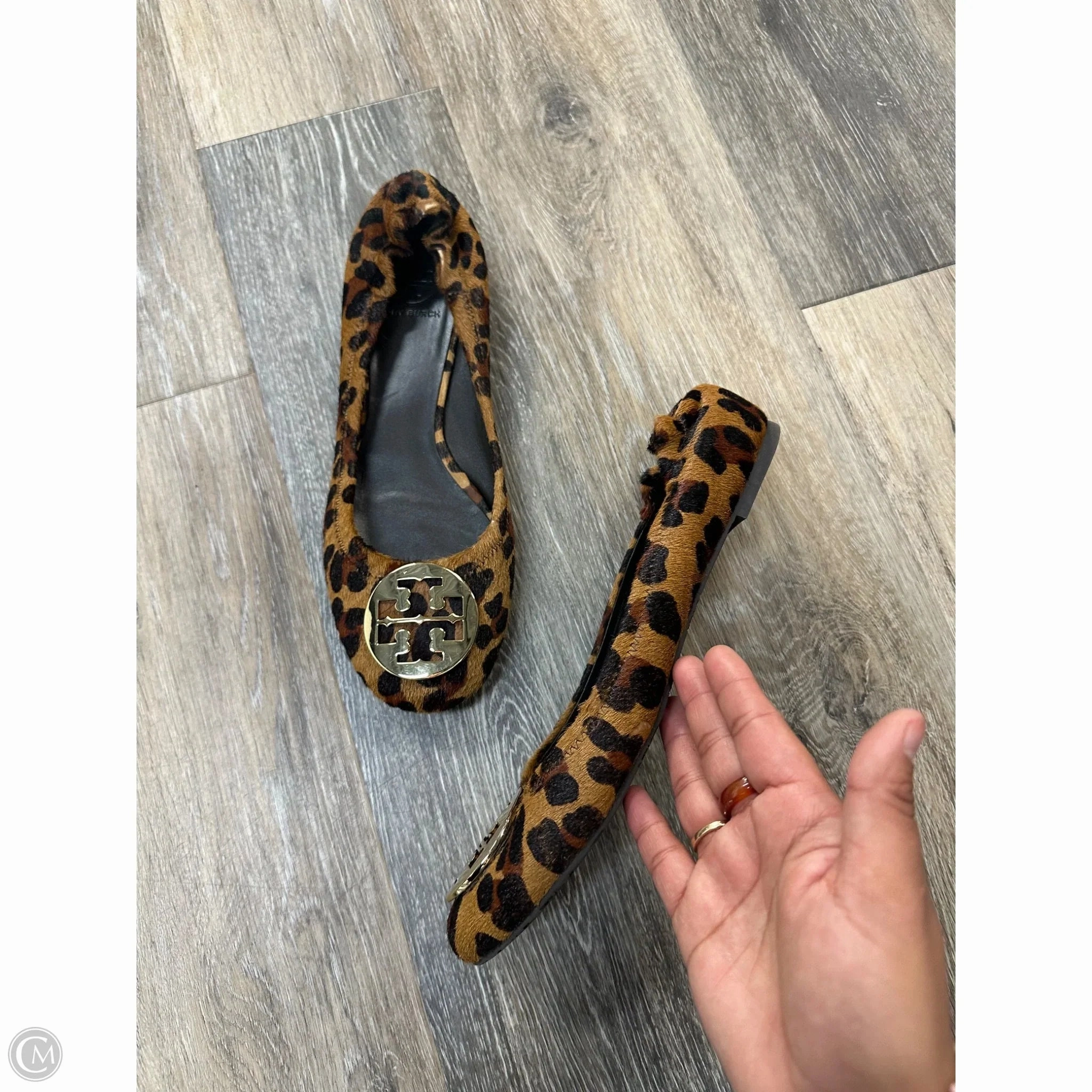 Shoes Designer By Tory Burch In Animal Print, Size: 10.5 Wardrobe Base Work Base