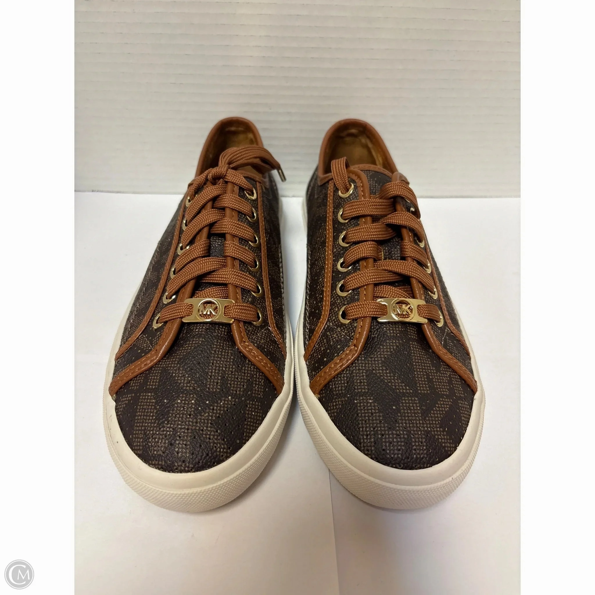 Multi Density Foam Ergonomic Travel Enthusiasts Shoes Designer By Michael Kors In Brown, Size: 9