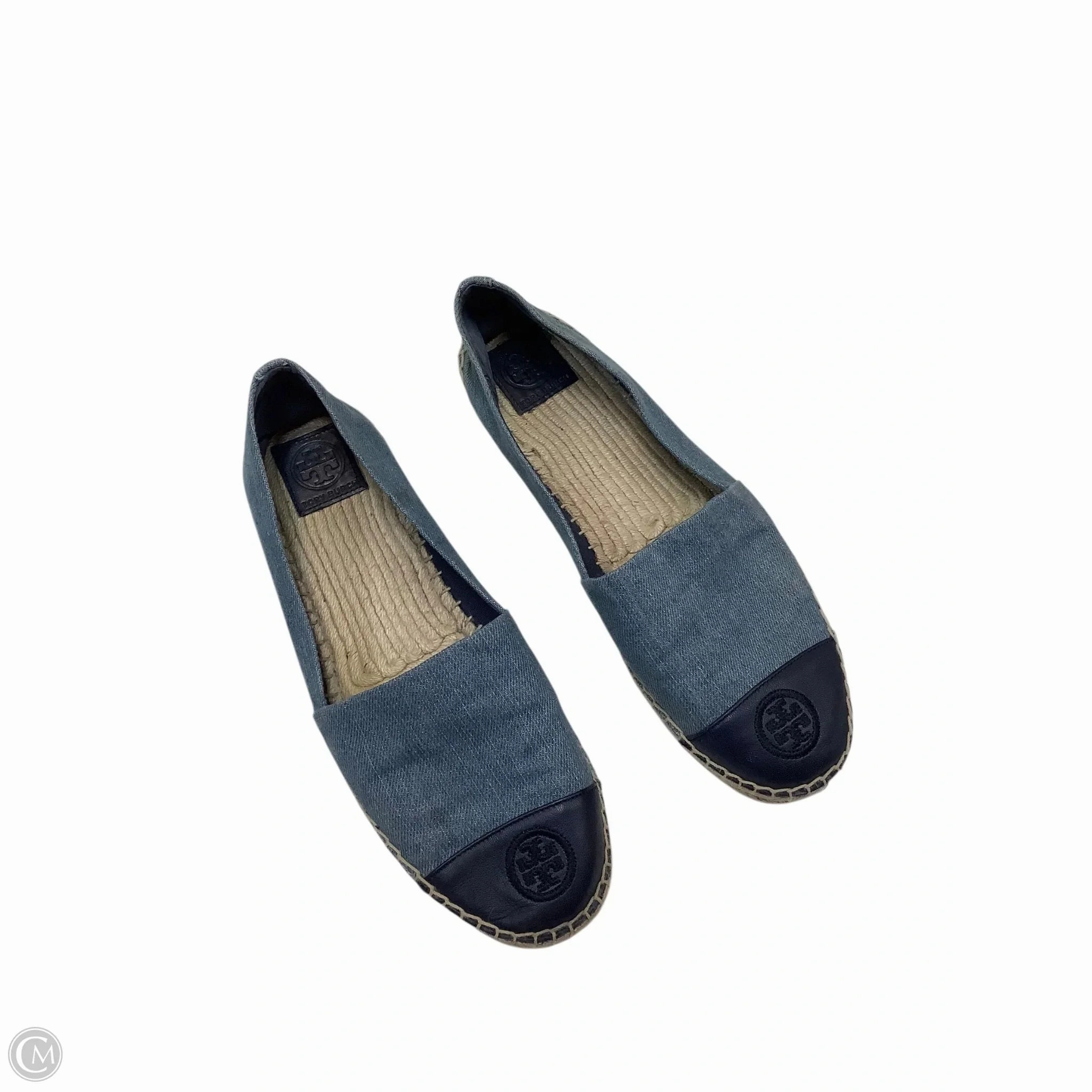 Earth Tone Shoes Designer By Tory Burch In Blue, Size: 10