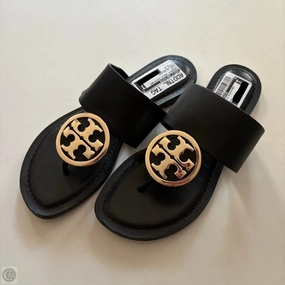 World Step Urban Style Sandals Designer By Tory Burch In Black, Size: 6.5