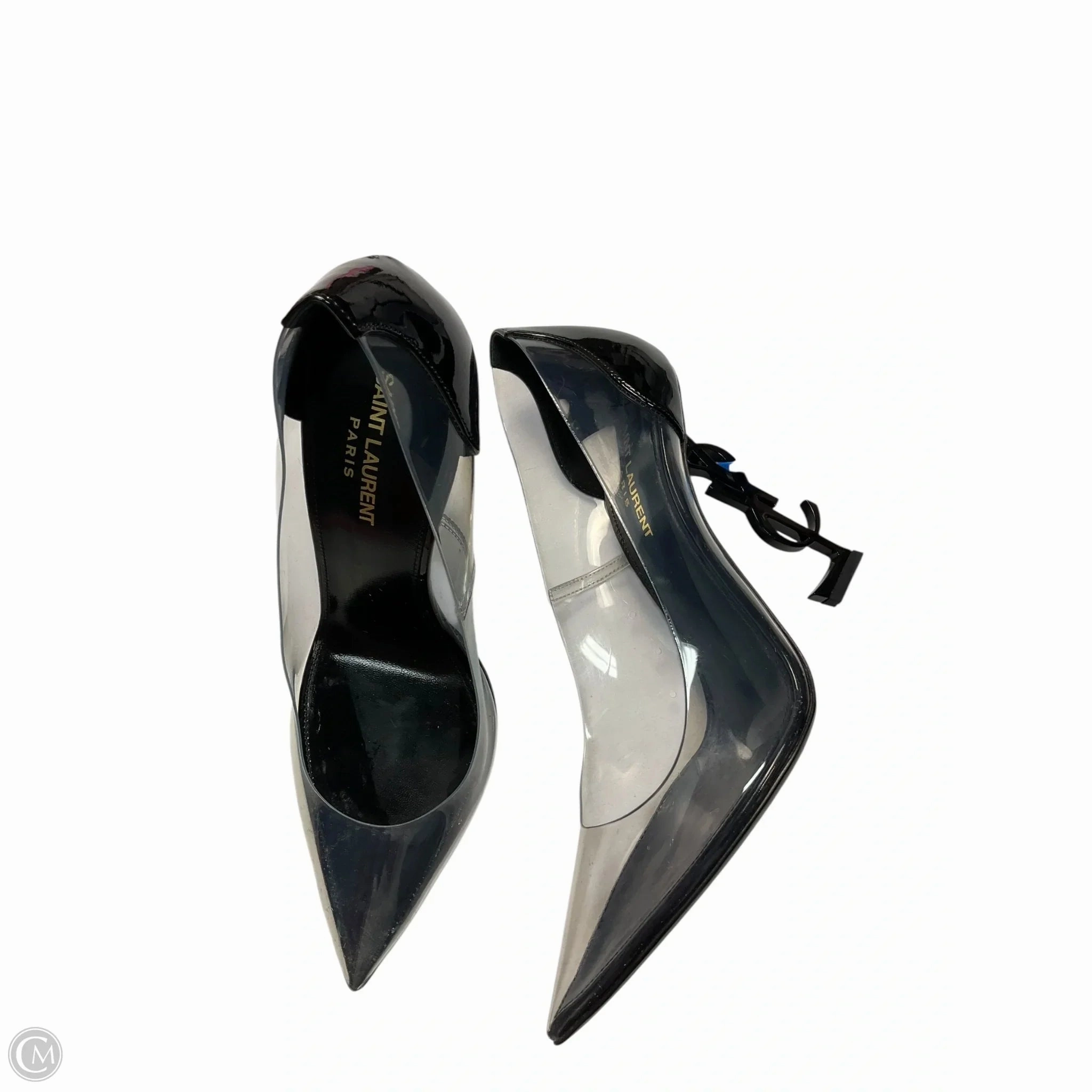 Shoes Luxury Designer By Yves Saint Laurent In Black, Size: 10 Impact Dispersion System