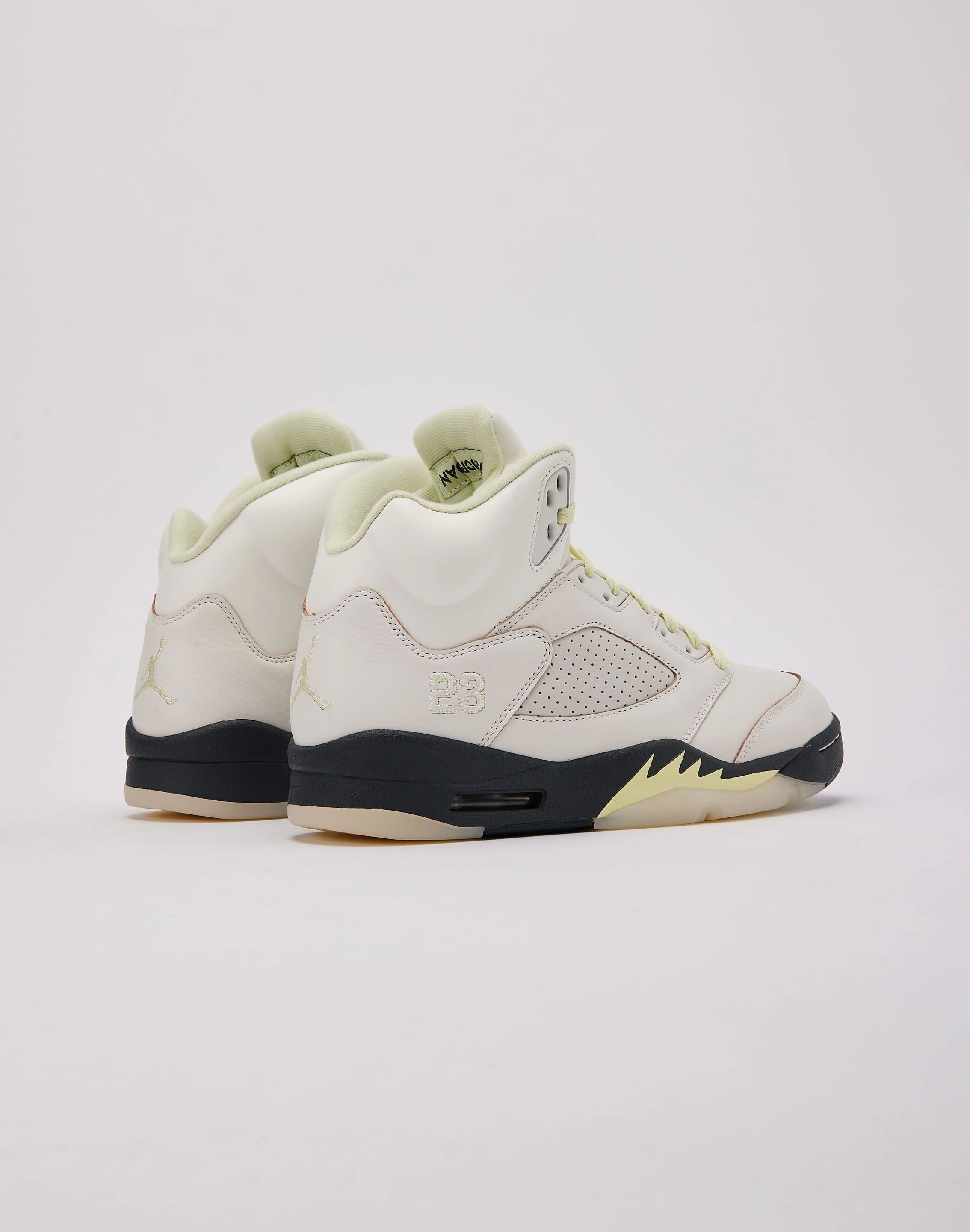 Shock Absorption Midsole Sole Soft Jordan Air Jordan 5 Retro 'Luminous Green and Sail'