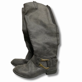 Boots Knee Flats By Mossimo In Grey, Size: 8 Rugged Look